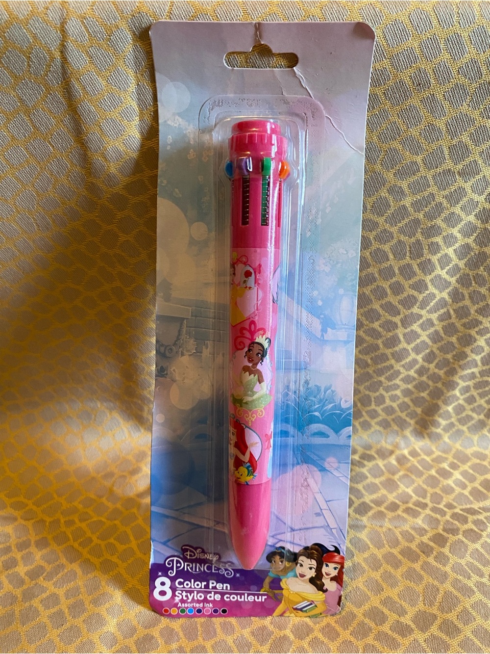 New Disney Princess 8-Color Retractable Ballpoint Pen Peachtree Playthings
